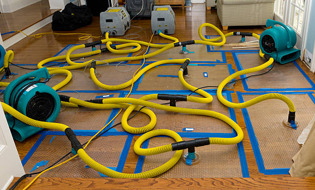 Professional Water Extraction technician working in Slidell, TX